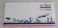 Vintage ~ American Airlines ~ FlyAAway Vacations ~ Flight Document Packet Folder picture