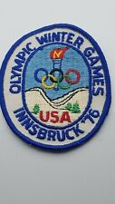NOS VTG 1976 Innsbruck '76 USA Olympic Winter Games Patch 3