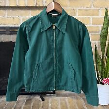 Vintage 60’s BSA Boy Scouts Green Full Zip Talon Jacket Fits Adult Size XS picture