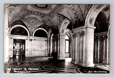 Washington DC-RPPC, The Library Of Congress, Interior Antique, Vintage Postcard picture