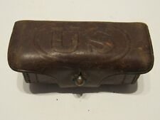 Original US Army 1906 Pattern Leather .38 Pistol Cartridge Pouch  RIA picture