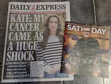 Daily Express Newspaper (UK) 23rd March 2024 - Kate Princess Wales Cancer Shock picture