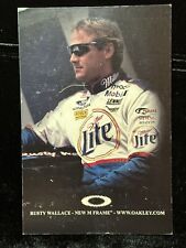 OAKLEY 1999 RUSTY WALLACE M-FRAME Dealer Promo Display Card New Old Stock picture