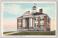 Postcard Virginia Manassas Agricultural High School Vintage WB Era 1921 picture