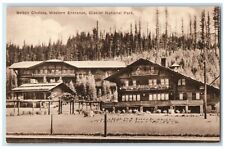 Beltos Chalets Western Entrance Glacier National Park Wyoming WY Postcard picture