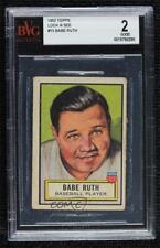 1952 Topps Look 'n See Babe Ruth #15 BVG 2 HOF 0q3 picture