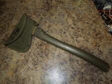 1945 WWII US Army USMC Benton Harbor Awning & Tent Co Belt Axe Hatchet w/Cover picture