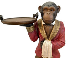 Bombay CO Winston The Butler Chimpanzee Server Side Table Monkey Waiter 1990’s picture