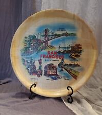 CottageCore Vtg San Francisco California Souvenir Tray Plate MCM 1960's Kitsch picture