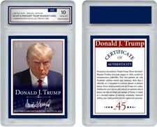 Donald Trump Mugshot Collector's Trading Card - Gem Mint 10 Rated - Iconic 2024 picture