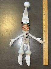 Vintage 2010 Annalee Christmas Poseable Shelf Sitter Elf Doll-75th Anniversary picture