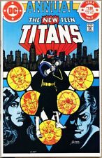 New Teen Titans Annual #2-1983 fn+ 6.5 Perez 1st new Vigilante1st Lyla Michaels picture