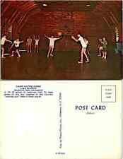 Vintage Postcard - Lake Spofford NH Camp Notre Dame Basketball Game 1960s picture