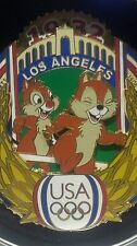 LOS  ANGELES COLISEUM 1932 OLYMPIC  CHIP & DALE  DISNEYLAND JUMBO LE 750 PIN  picture