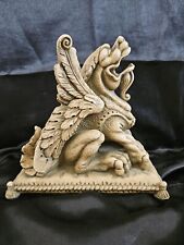 Toscano Gargoyle Winged  Griffin Griffon  Statue Gothic Collectible Vintage  picture