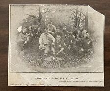 Vintage Baseball Postcard, Ashland NH Base Ball Team, Partial, Early 1900s picture