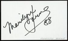 Marilyn Horne signed autograph auto 3x5 Cut American Mezzo-Soprano Opera Singer picture