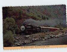 Postcard The Heber Creeper Provo Canyon Utah USA picture