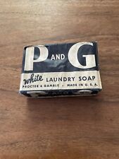 Vintage Procter & Gamble P & G White  Laundry Soap Original NOS picture