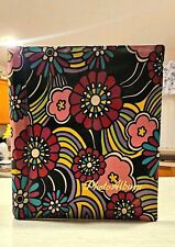 Vintage Empty Photo Album Colorful Flowers Early 1980 - Present  picture