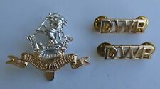 British Army Duke of Wellington's Regiment Anodised Cap Badge & Shoulder Titles picture