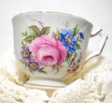 Aynsley Fine English Bone China Tea Cup Gold and White Floral Pattern picture