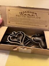 Vintage Wagner Ware Shallow Pattern Patty Molds Original Cond Circa 1930s picture