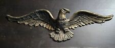Vintage SEXTON Cast Brass Wall Mount Bald Eagle American Plaque Wingspan picture