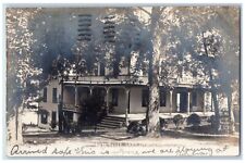 1906 Lake House View Lake Bomoseen Rutland County VT RPPC Photo Postcard picture