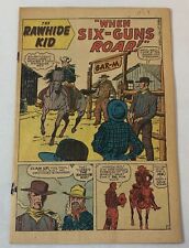 1962 RAWHIDE KID #27 ~ coverless, tear to first few pages picture