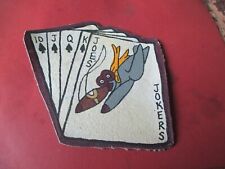 WWII USMC VMF-115 MARINE FIGHTING SQUADRON  JOES JOKERS  FLIGHT JACKET PATCH picture