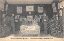 CPA 18 INTERNATIONAL EXHIBITION OF BOURGES 1912 / STAND OF THE SOCIETY OF SAVINGS picture