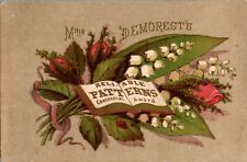 Mme. Demorest's Reliable Patterns, Victorian Trade Card picture