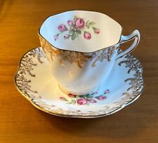 Vintage/Antique Royal Taunton Bone China Made In England Teacup & Saucer picture