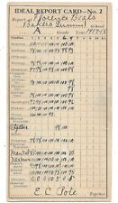 1917 FLORENCE BOALS SCHOOL REPORT CARD-BAKERS SUMMIT, PA.-BEDFORD COUTY picture
