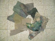9 DIFFERENT Samples Israeli Army Idf Zahal Camo Camouflage Net 40's to Current  picture
