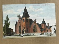 Postcard Marinette WI Wisconsin Baptist Church Vintage 1908 PC picture