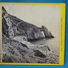 1860s Stereoview Photo Devonshire Illustrated Torquay Natural Arch F. Bedford picture