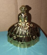 Adorable Vintage Brass ￼ Gone With The Wind Girl Bell ￼ Fun picture