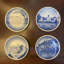 Royal Copenhagen Denmark Blue Mini Plates Lot 3-1/8