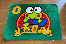 Vintage Keroppi Blanket Sanrio 1993 40x56 Fleece Plush Throw Let’s Play Ball picture