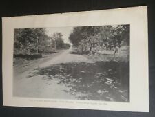1913 photo plate ☆ one mile of New road town of Penfield Monroe county New York picture
