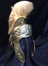 Authentic Replica 18 Guage Brass Medieval Cavalry Roman Helmet picture