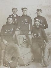 c.1900 Atlantic City NJ Beach Patrol Lifeguards Antique Mounted Photo picture