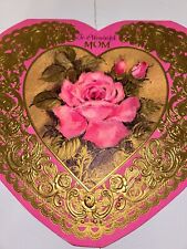 Vintage Hallmark To A Wonderful Mom Valentine’s Day Card picture