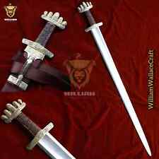 Hand Forged Custom Viking Sword Medieval Viking Sword Battle Ready With Sheath picture