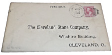 JUNE 1890 LS&MS NYC CLEVELAND & TOLEDO TRAIN #24 RPO HANDLED ENVELOPE picture