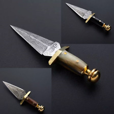 3pcs Handmade Damascus Steel Dagger Knife For Hunting Hiking Outdoor & Camping picture