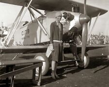 1928 AMELIA EARHART on Airfield PHOTO  (145-U) picture
