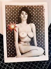 Vintage 50’s Girl Pretty Bosom PIN UP Risque Nude Original B&W Girlie Photo #68 picture